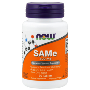 NOW Foods SAMe素食錠 400mg, 30顆, 1罐