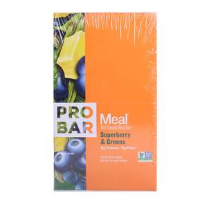 PRO BAR Meal超級漿果綠色蛋白質棒, 12入, 85g