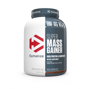 Dymatize Super Mass Gainer乳清蛋白粉, 濃郁巧克力(Rich Chocolate), 2.7kg, 1罐