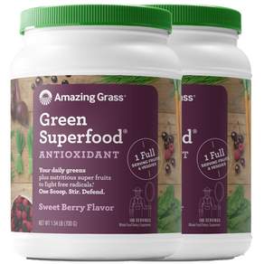 Amazing Grass SUPERFOOD巴西莓粉, 700g, 2罐