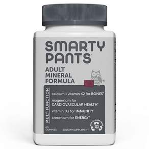 SMARTYPANTS vitamins 成人用礦物質配方軟糖, 1個, 60顆