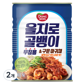 Dongwon 東遠 乙支路螺肉&烤鮟鱇魚絲罐頭, 2罐, 300g