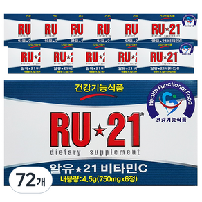 ru21 維他命C補充錠, 6顆, 72個