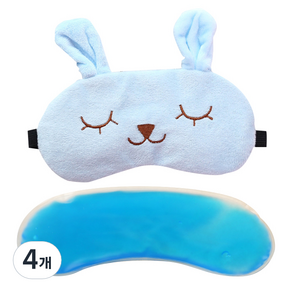 EasyWarm Sleeping Rabbit Ice Eyepatch 藍色, 1入, 4個