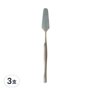 NICOTT 不鏽鋼霧面西餐奶油刀, 單色, 3支