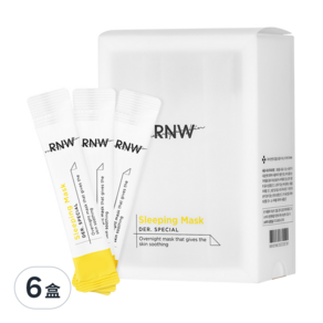 RNW 如薇 神經酰胺保溼晚安面膜 21包, 84ml, 6盒
