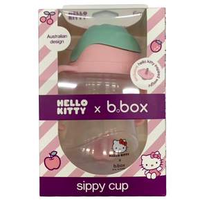 b.box HELLO KITTY重力球吸管杯 240ml, 粉綠, 1個