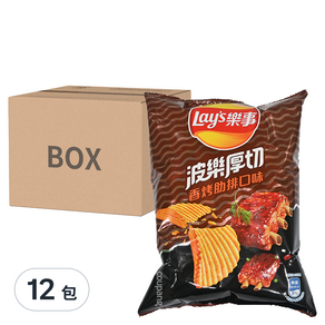 Lay's 樂事 香烤肋排, 59.5g, 12包