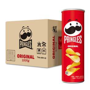 PRINGLES 品客 洋芋片 原味, 110g, 12罐