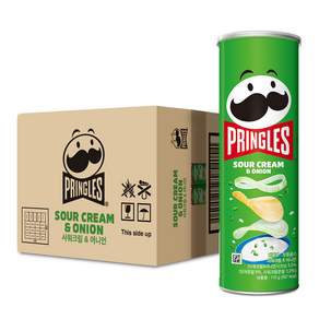 PRINGLES 品客 洋蔥口味, 110g, 12入