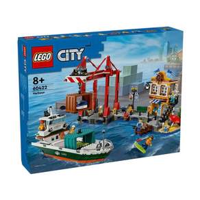 LEGO 60422 濱海港口和貨船 Seaside Harbor with Cargo Ship, 1盒