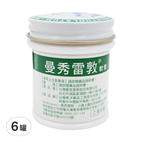 MENTHOLATUM 曼秀雷敦 軟膏, 35g, 6罐