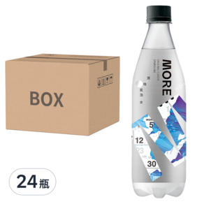 多喝水 MORE 原味氣泡水, 560ml, 24瓶