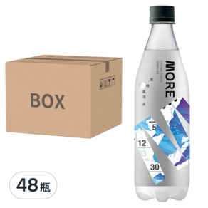 多喝水 MORE 原味氣泡水, 560ml, 48瓶