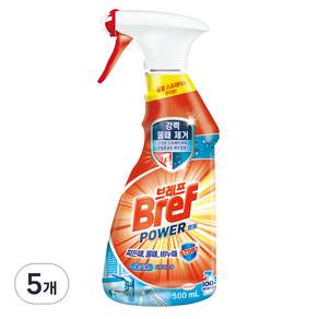 Bref 妙力 Power 浴室清潔劑, 500ml, 5個