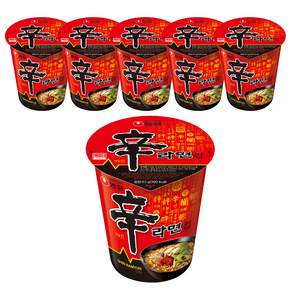 Nongshim 農心 辛拉麵杯裝65g, 6入