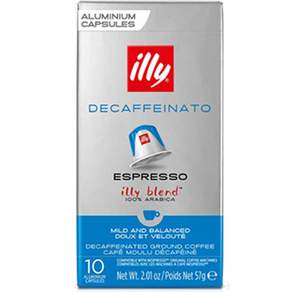 illy 意利咖啡 阿拉比卡無咖啡因膠囊咖啡, 5.7g, 10顆, 1盒