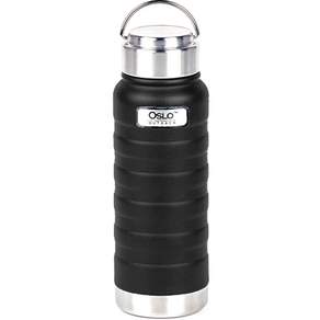 OSLO Outback 不鏽鋼保溫瓶, 黑色, 700ml, 1個