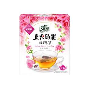 3點1刻 直火烏龍 玫瑰茶, 2.5g, 18包, 1盒