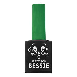 BESSIE 霧面上層凝膠, 透明, 11ml, 1瓶