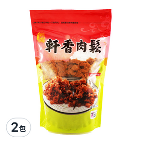 軒香李家 原味肉鬆, 250g, 2包