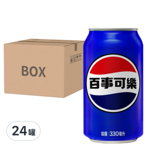 PEPSI 百事可樂, 330ml, 24罐