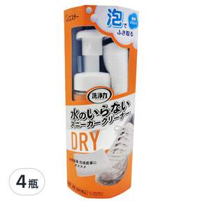 ST 雞仔牌 免水洗鞋用清潔慕斯, 150ml, 4瓶