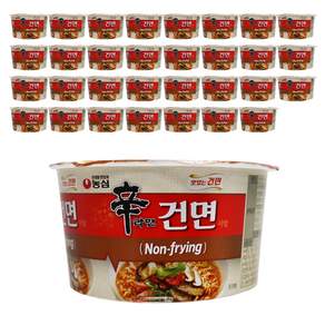 Nongshim 農心 韓國境內版 非油炸辛拉麵 77g, 32個