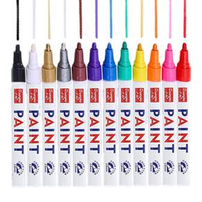 GuangNa 廣納 油漆標記套組 14.5 x 9.3 x 3mm, 1個, 12 種顏色