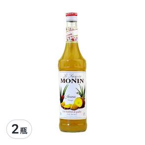 MONIN 莫寧 鳳梨糖漿, 700ml, 2瓶