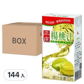 光泉 正庄 楊桃汁, 300ml, 144入