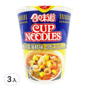 CUP NOODLE 合味道 XO醬海鮮味杯麵 70g, 3入