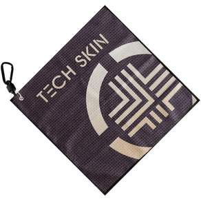 Techskin 簽名磁鐵高爾夫毛巾, 黑色 金色, 1個