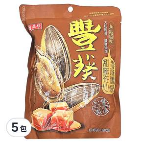 盛香珍 豐葵香瓜子 焦糖風味, 150g, 5包