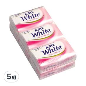 Kao 花王 White 香皂 清新花香 6入, 780g, 5組