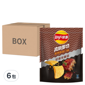 Lay's 樂事 香烤助排, 229.5g, 6包