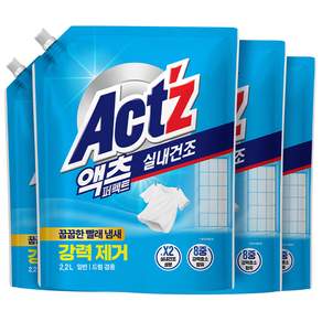 Acts Perfect 室內乾燥液體洗滌劑補充裝, 4個, 2.2L