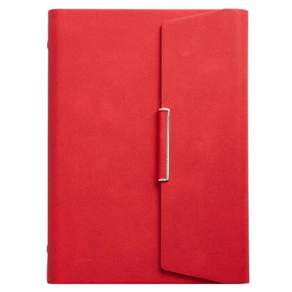 Black Swan素色商務筆記本, 紅色