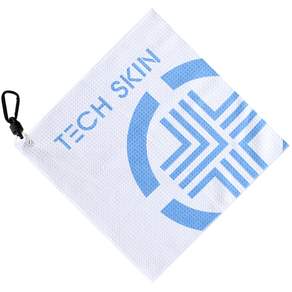 Techskin 簽名磁鐵高爾夫毛巾, 灰色 藍色, 1個