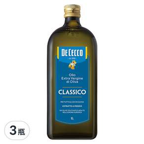 DE CECCO 得科 特級初榨橄欖油, 1L, 3瓶