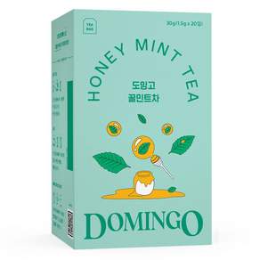 DOMINGO 蜂蜜薄荷茶包, 1.5g, 20包, 1盒