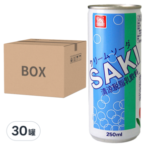 SAKI 清涼脫脂乳飲料, 250ml, 30罐