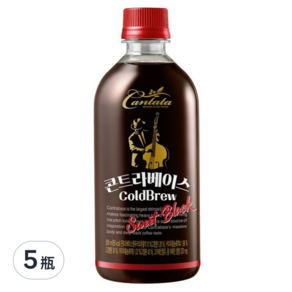 Cantata 美式咖啡, 500ml, 5瓶