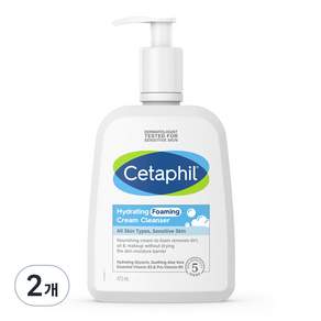 Cetaphil 舒特膚 全效泡泡潔膚乳, 473ml, 2個