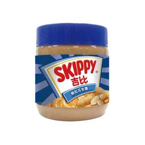 SKIPPY 吉比 顆粒花生醬, 340g, 1罐