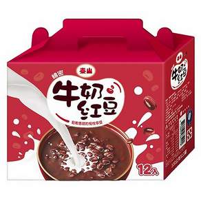 泰山 綿密牛奶紅豆禮盒, 3960g, 1盒