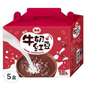 泰山 綿密牛奶紅豆禮盒, 3960g, 5盒