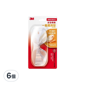 3M 安全眼鏡 一般萬用款 #9209, 6個