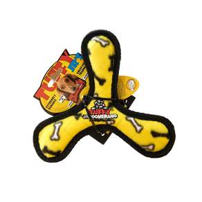 TUFFY 拉扯拔河玩具 經典基本款耐咬三角飛盤, 黃色, 1個