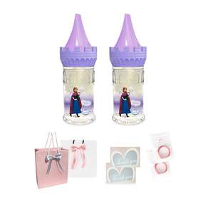 Petite Beaute Frozen Anna Castle 淡香水 50ml 5 件套, 1套, 淡香水 50ml x 2p + 隨機購物袋 2p + 感謝卡 2p + 絲帶 2p + 膠帶 2p